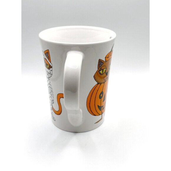 Halloween Trick or Treat Ursula‎ Dodge Signature Housewares Kitty Coffee Mug Cup - Picture 5 of 6